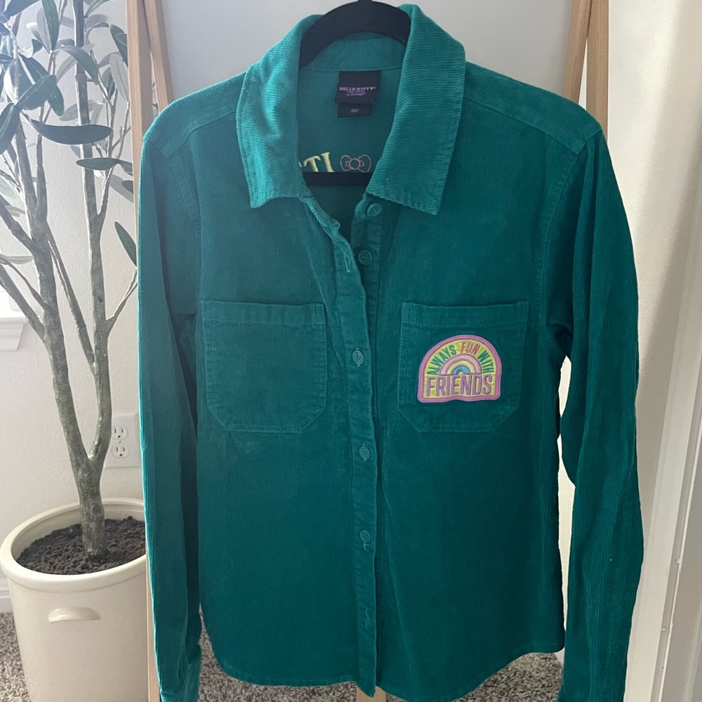Hello Kitty by Sanrio Corduroy shirt or jacket